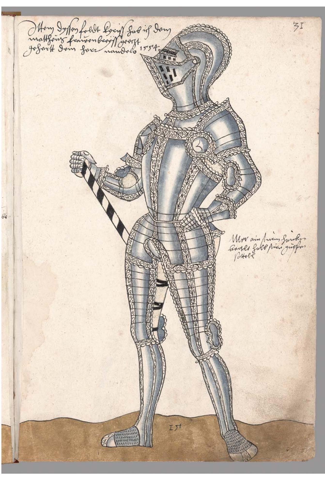 Pauldron Types Figure 4 - from The art of the armorer in late medieval and