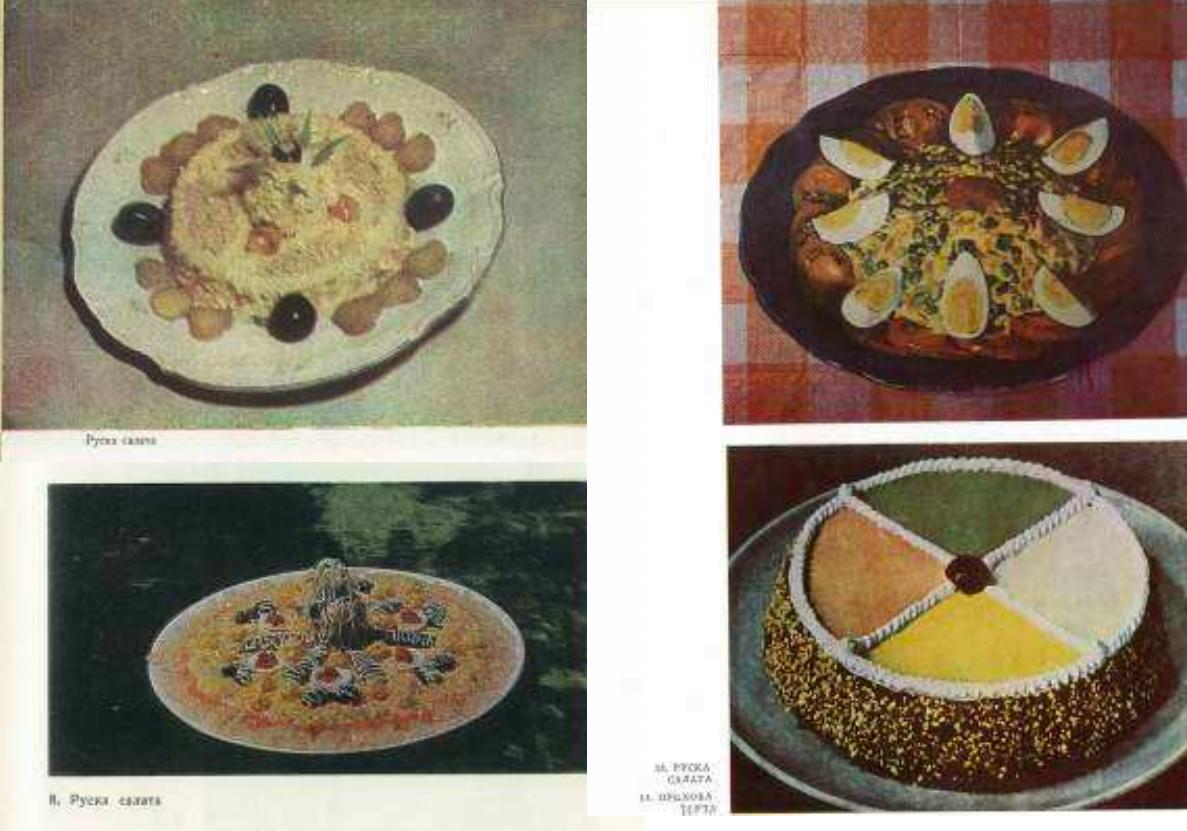 [here are multiple indications that within this setup the Russian salad remained an extremely  Russian salad became dependent on its home preparation. 