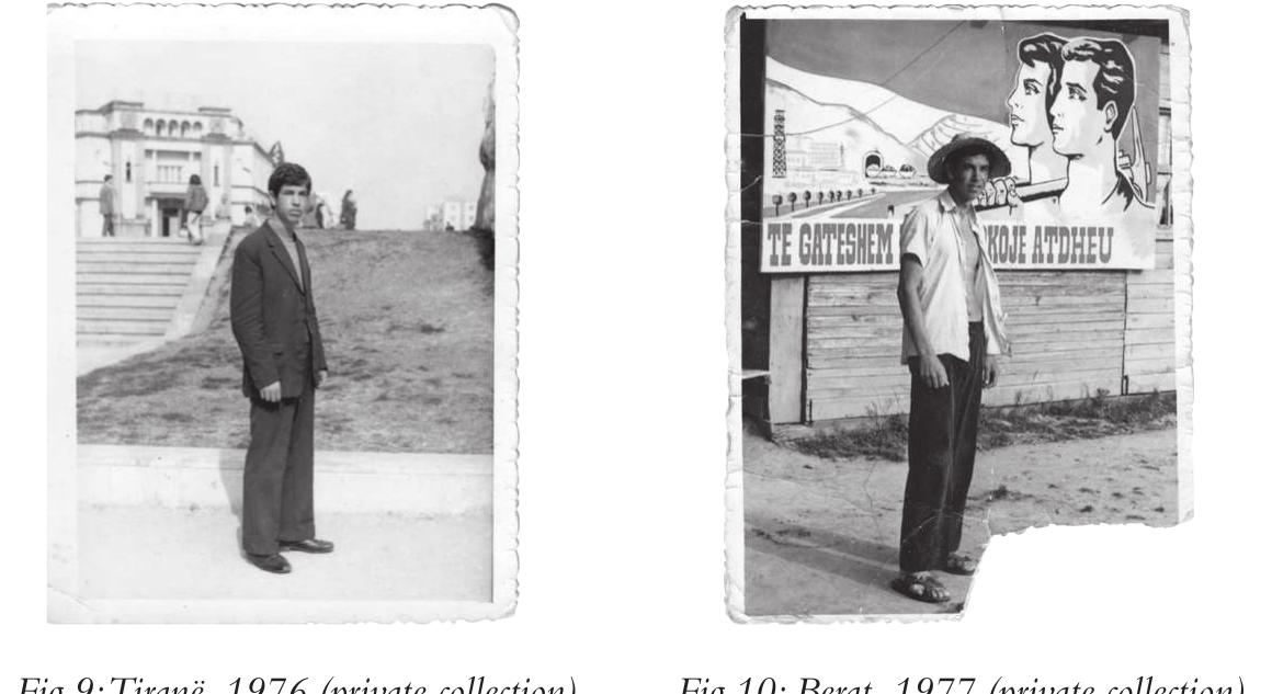 Fig. 10: Berat, 1977 (private collection).
 Fig. 9: Tirané, 1976 (private collection).
