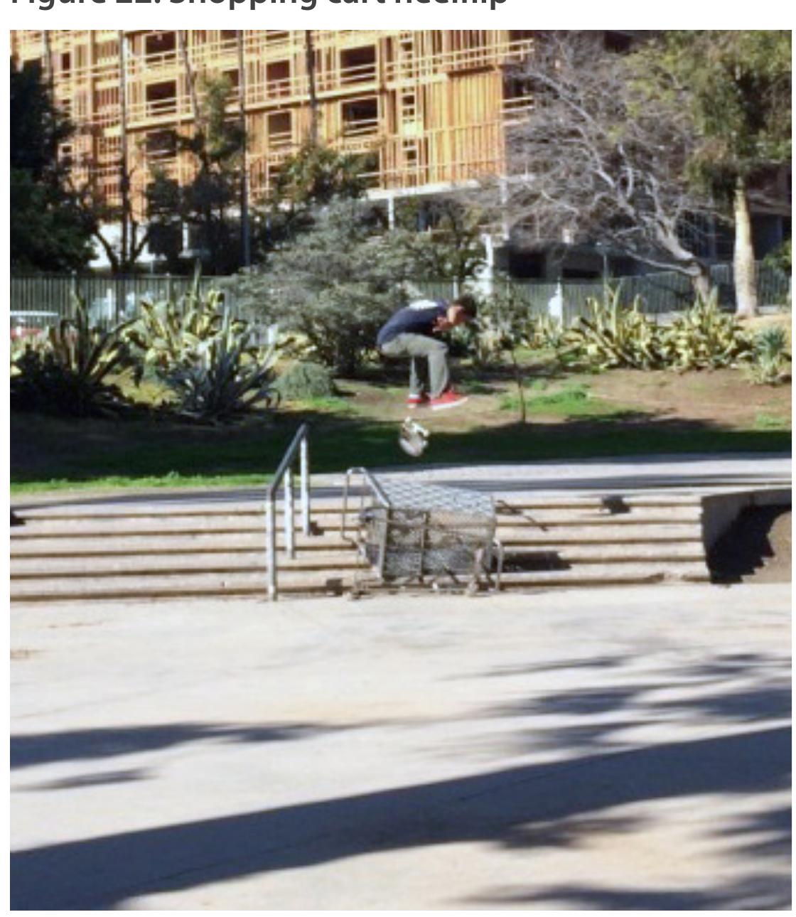 Creative expropriation & reinterpretation of shopping cart. Photo by Chris Giamarino. 