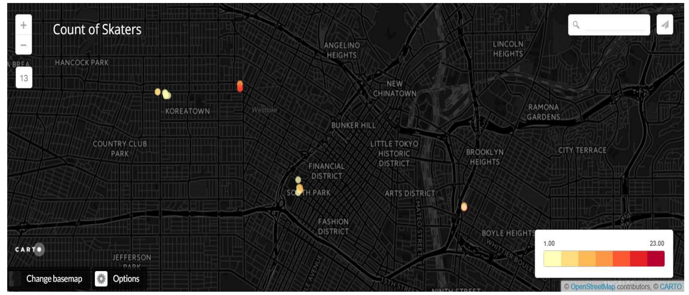 Example of Carto Map of Fulcrum Data 