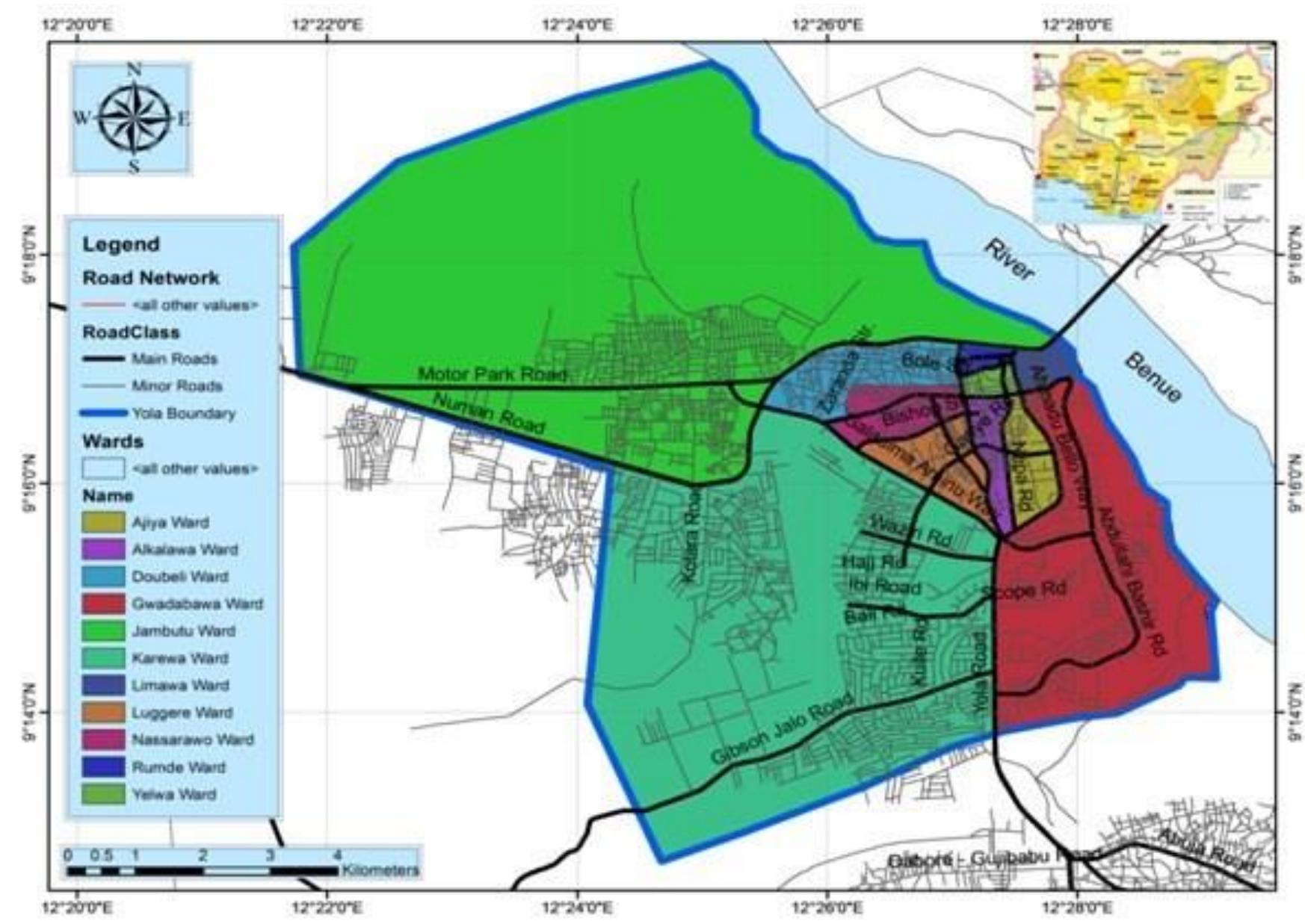 land, croplands and water bodies (Zemba, 2010). 