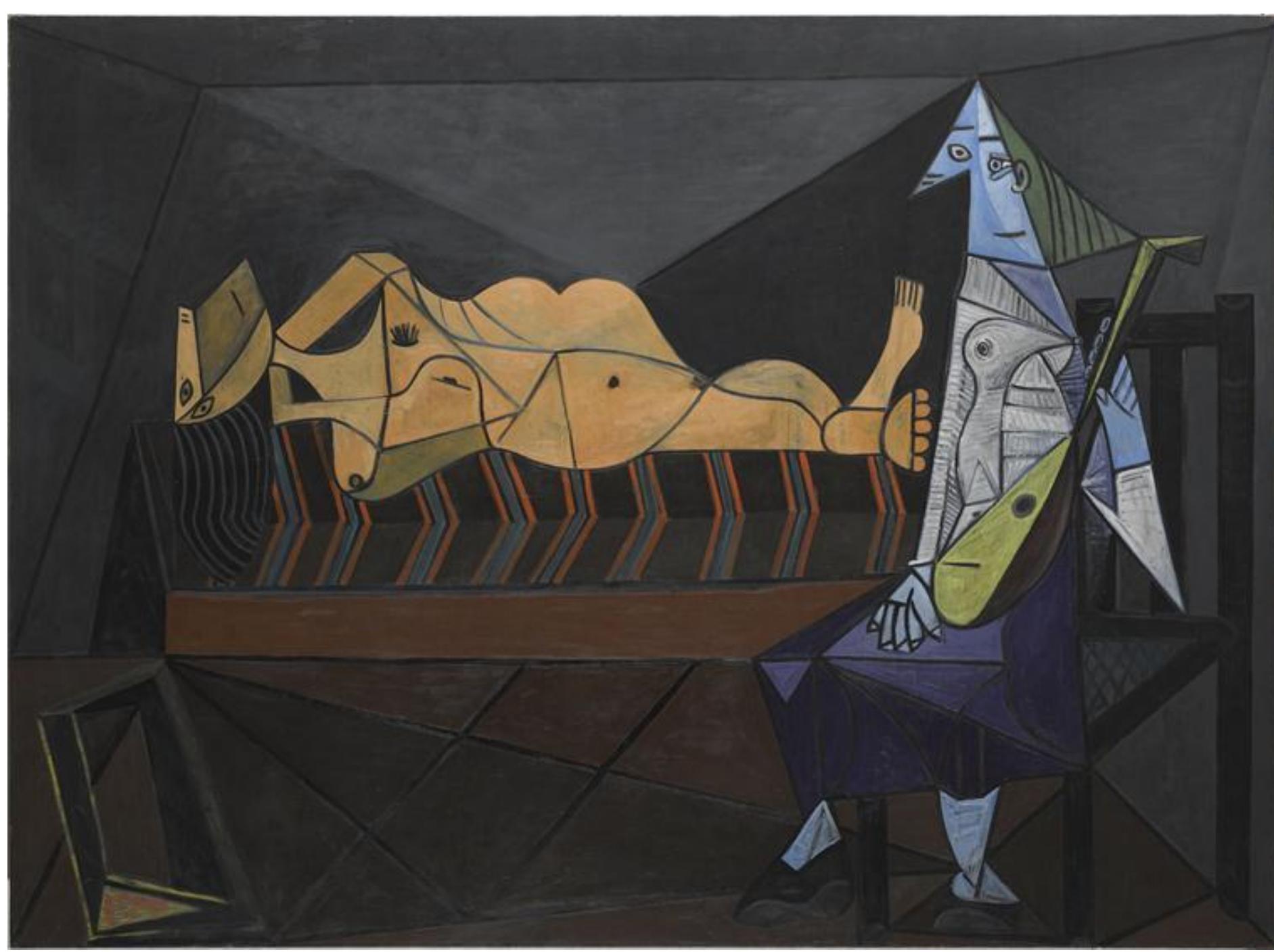 Fig. 12 Pablo Picasso, L'aubade, 1942, Oil on canvas, 195cm x 265cm, Centre Pompidou, Paris 