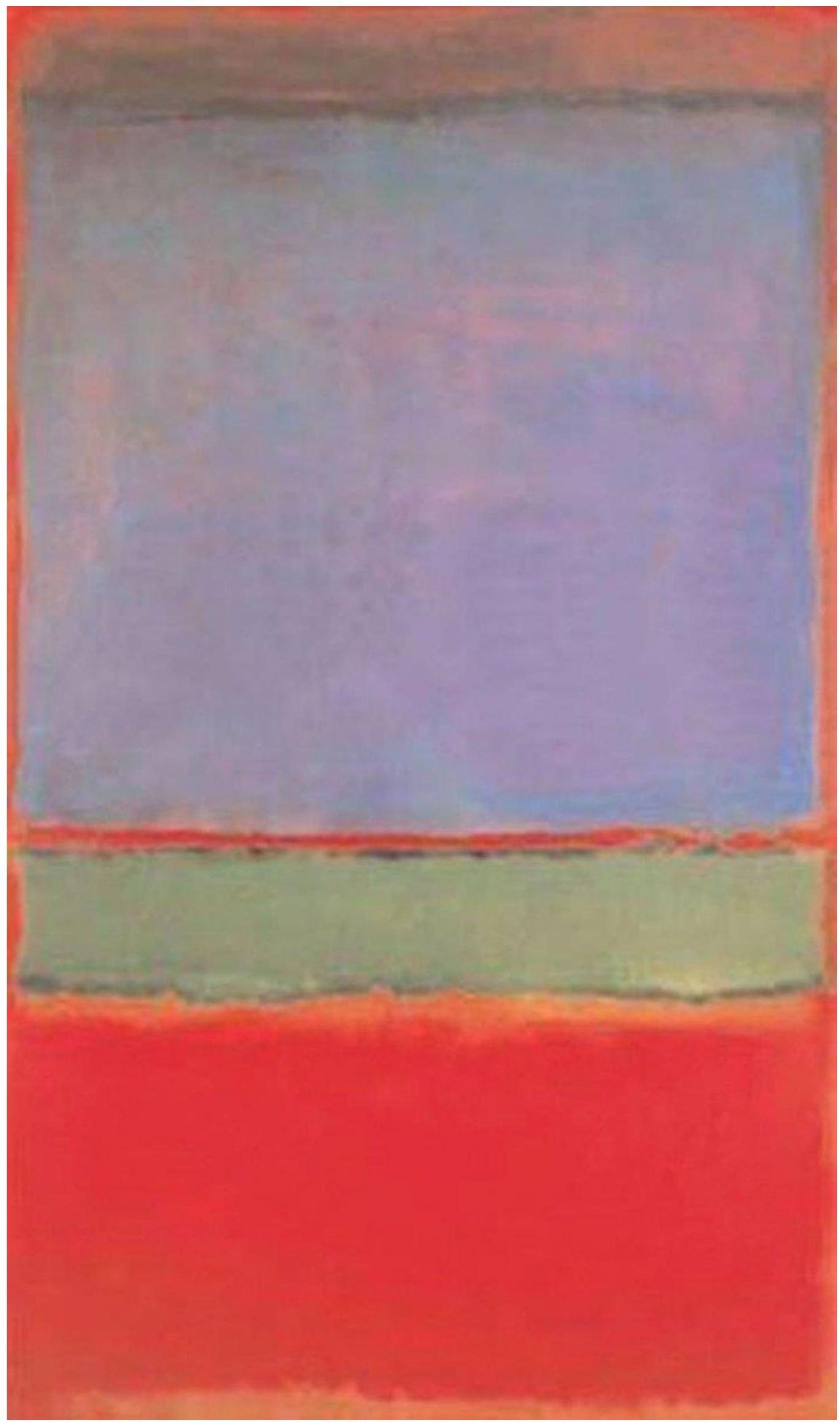 Fig. 15 Rothko, No.6 (Violet, Green and Red), 1951, Oil on canvas, Private Collection 