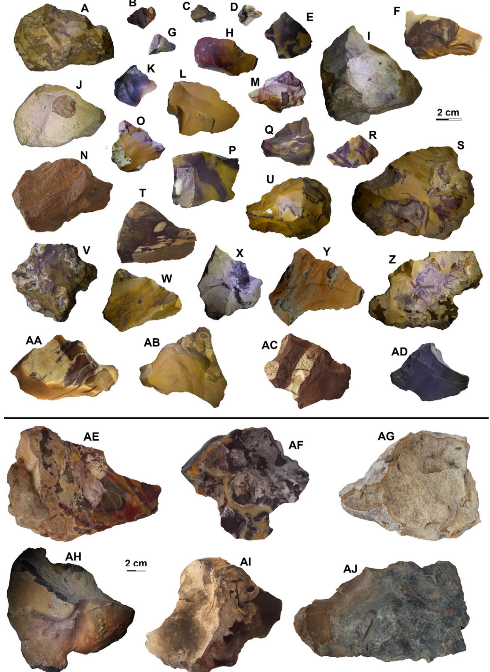 Lithic Analysis Examples Figure 16 - from No bearing on conventional lithic analysis.