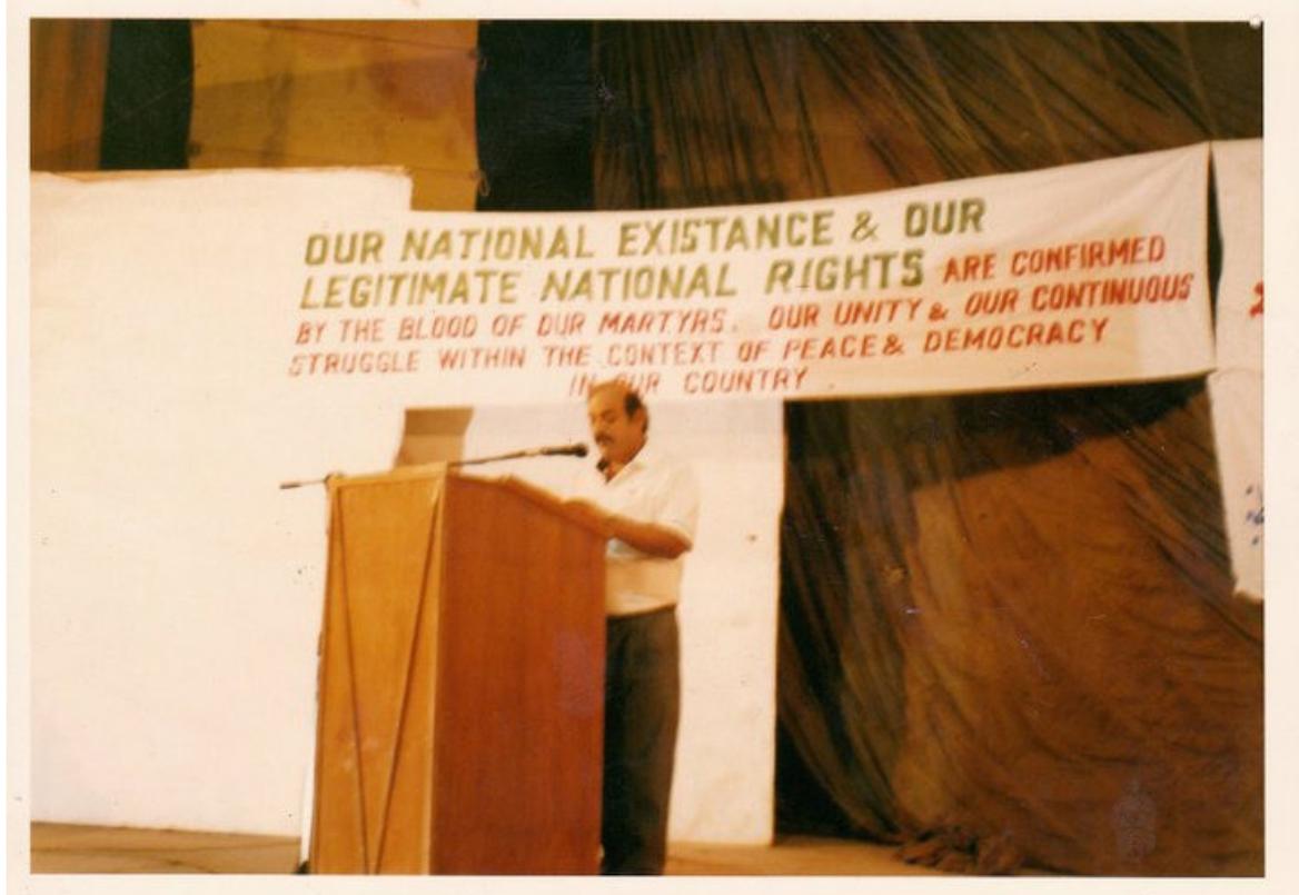 The late Assyrian MP Francis Shabo, assassinated by the KDP in 1993.  