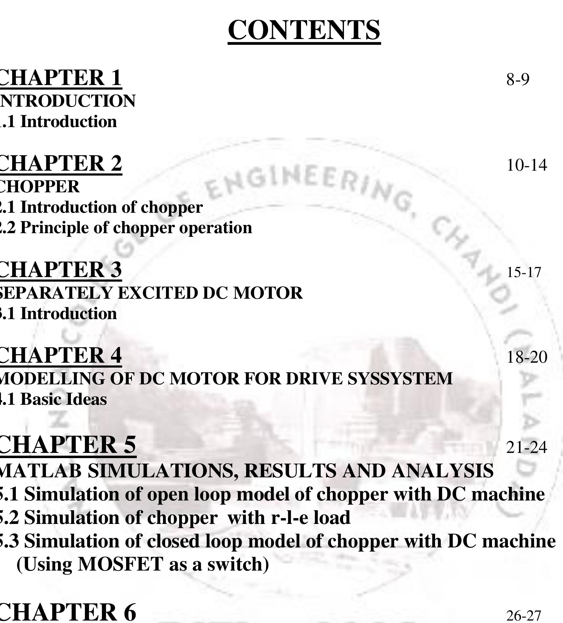 Figure 1 - SPEED CONTROL OF DC MOTOR USING CHOPPER