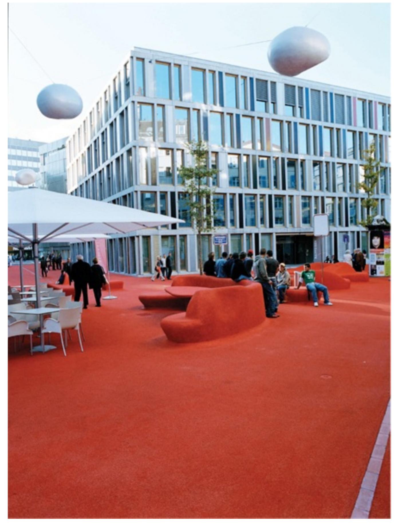Stadtlounge, Carlos Martinez Architekten and Pipilotti Rist, St Gallen, Switzerland, 2005. © Marc Wetli and Hannes 