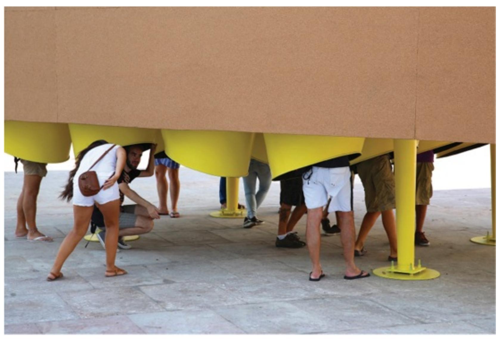 Open Cinema II, Colin Fournier and Marysia Lewandowska, Guimaraes, Portugal, 2013. © Colin Fournier and Marysia 