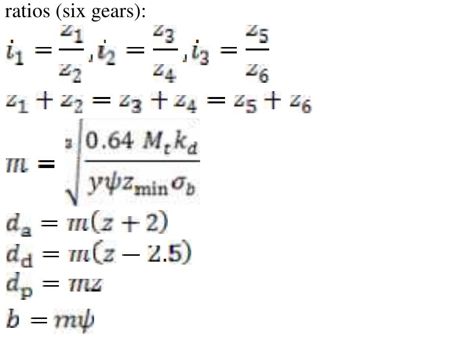 (4-b) data input sequence figure (4-a) gear box design flow