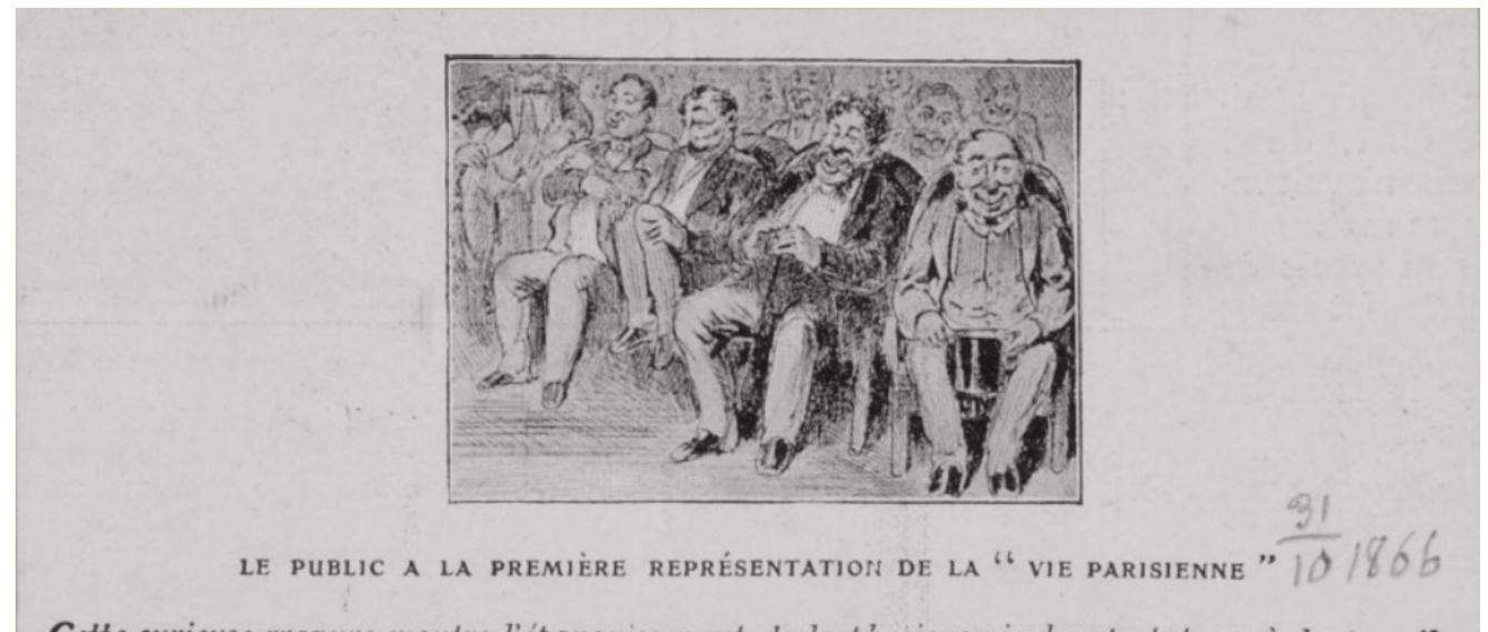 [foreigners] who, like baron de Gondremarck from La Vie parisienne, “wanted to throw themselves in up to their necks. 