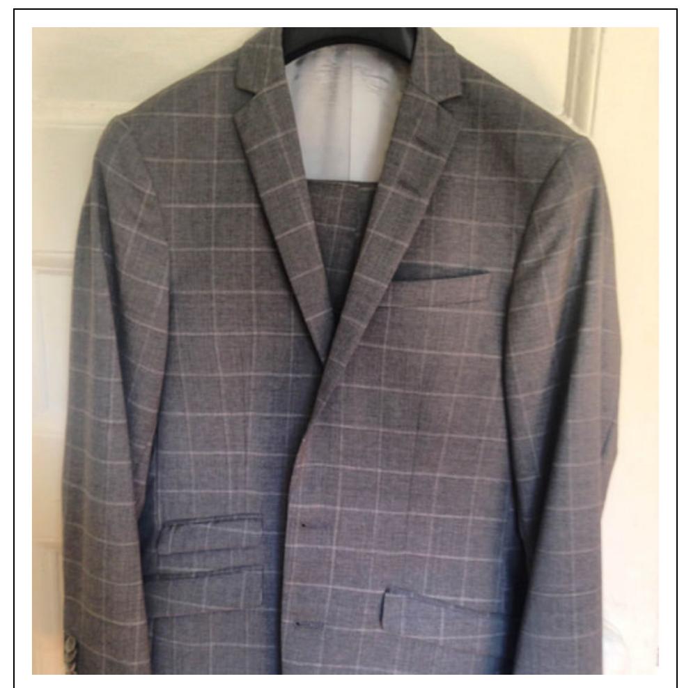 Figure 3. Bob’s only suit that is tailored to his body. 