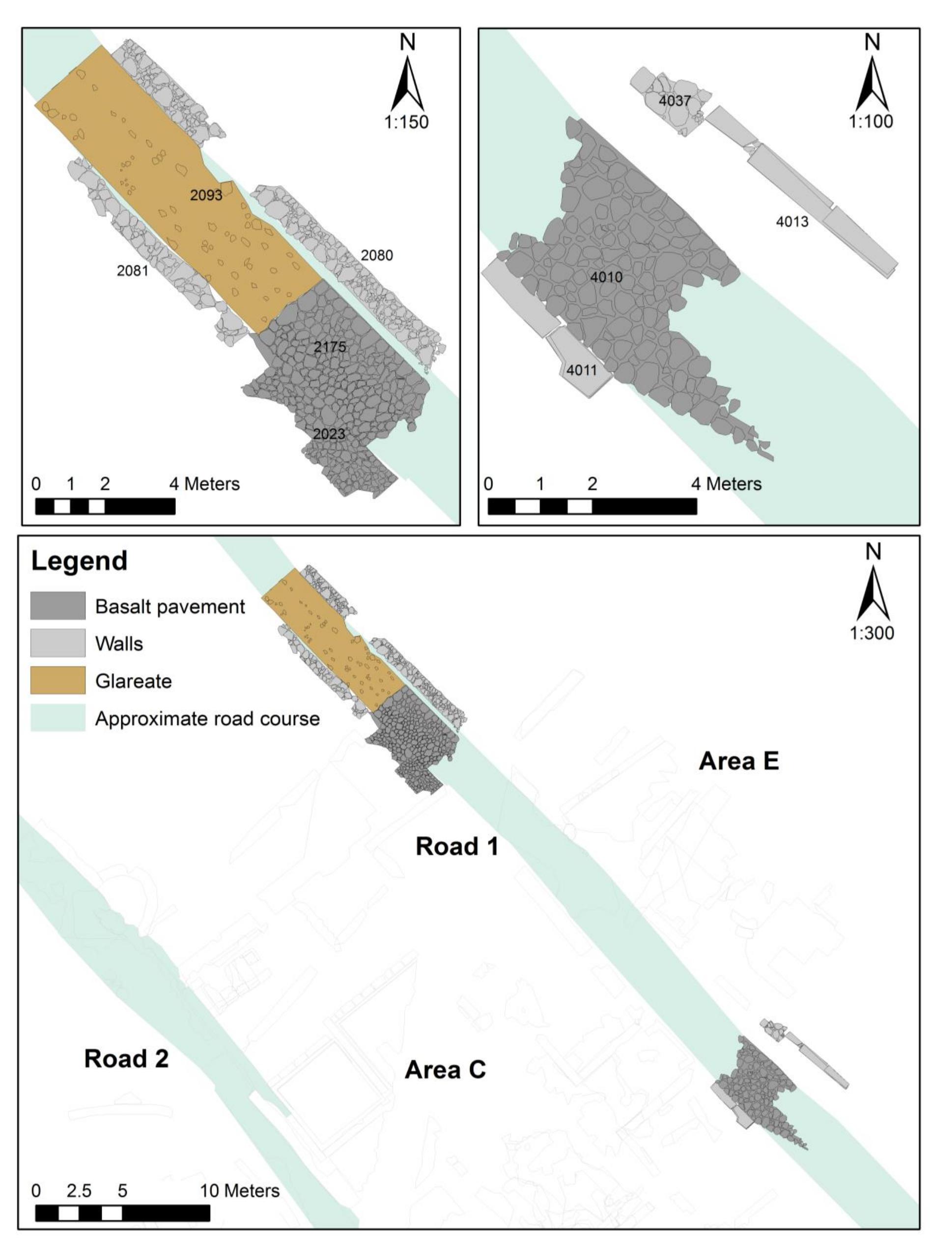 Fig. 9. Composite plan of ROAD 1 (GPR; Author: M. Naglak). 