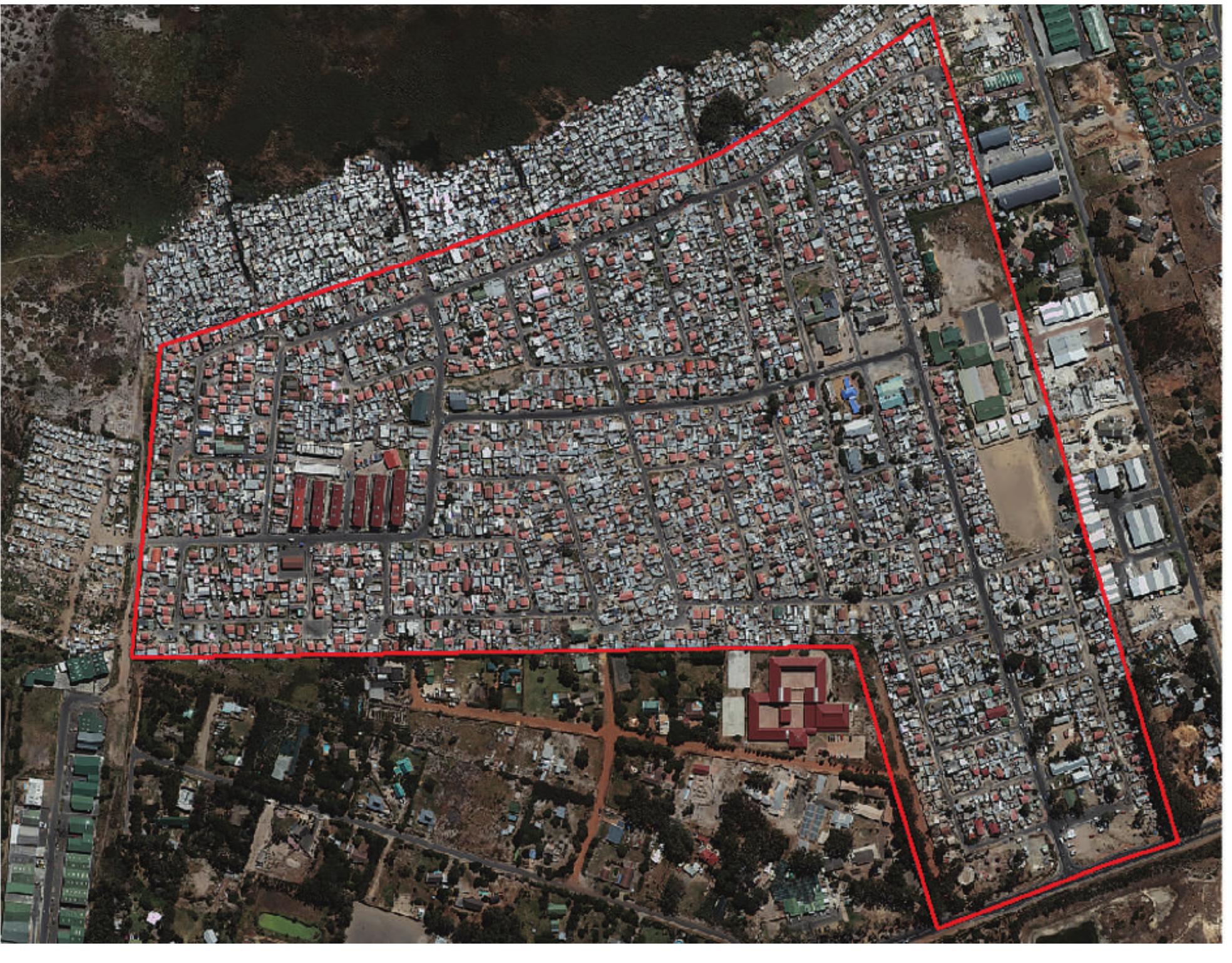 Figure 20: Aerial image of Masiphumelele in 2011, Source: City of Cape Town  Figure 21: Aerial image of Masiphumelele in 2018, Source: City of Cape Town 