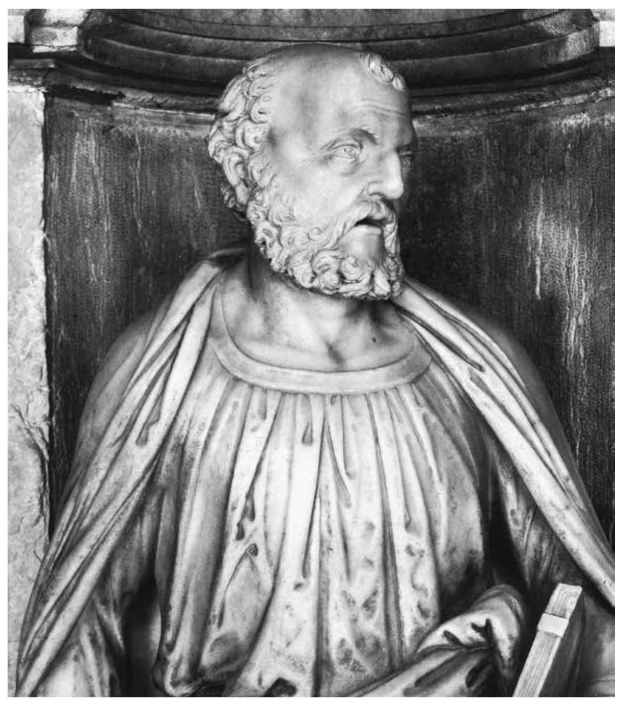 of the two Bregno brothers’®. In a spirit not too distant from Giovanni Buora, then, the author of the lunette interprets this style in a distinctly decorative key, especially in the crown of curly ringlets framing Chris?s face. Given these parallels, a date around 1510 seems credible, certainly after (or outside) the “trend” led by Bartolomeo Bergamasco and Giammaria Mosca, which in the subsequent decade attempted to undermine the classicism of the Lombardo and Bregno families from within’. There are no clues as to the geographical origin of the piece, which was probably executed for a church on the mainland: we should therefore examine the hypothesis  that the stone used was Jofticino from Brescia in greater depth". 