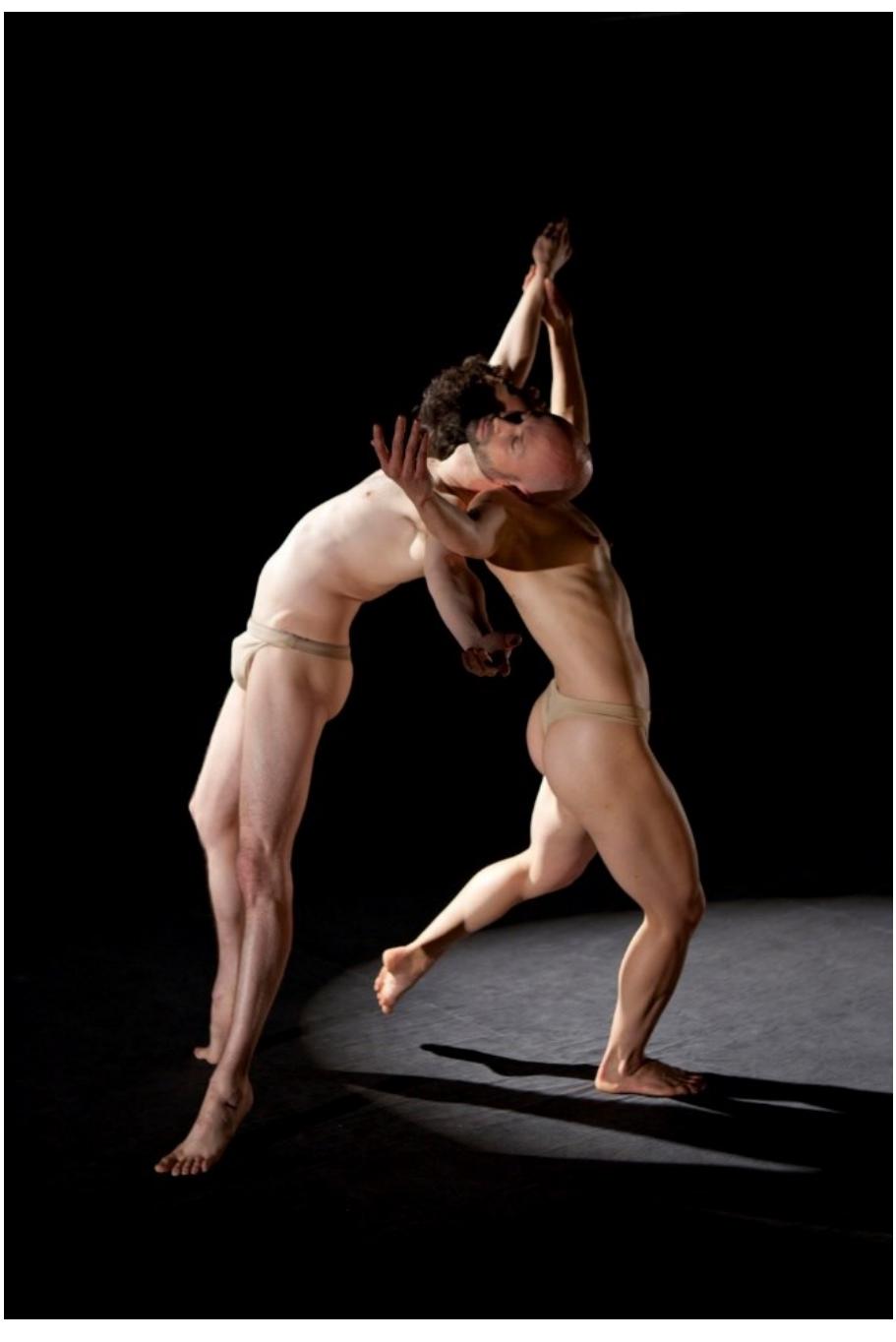 “Self as Other”, video, length 11:20, 2015  intersubjective framework, the borderlands of gender and sexuality are at play in this video. Merging or collapsing, stilled yet erratic, the movement, or non- movement in this case, of a male and female dancer closely intertwined, is intended to express the internal conflict of the self and the other. According to Jacques Lacan, the self is a series of unstable tensions in which any sense of a stable self is an illusion (2006). In this work, I propose the following: if one is aware of one’s unstable self, is it possible to understand this instability as a constant and necessary condition of the self? In other words, that the self can only be true to its nature through the state of instability?  To explore this question I used the medium of dance to test notions of halance and imbalance Whherenc i+ had heen ececannal ta nnt my Aun KaAdv 4+ 