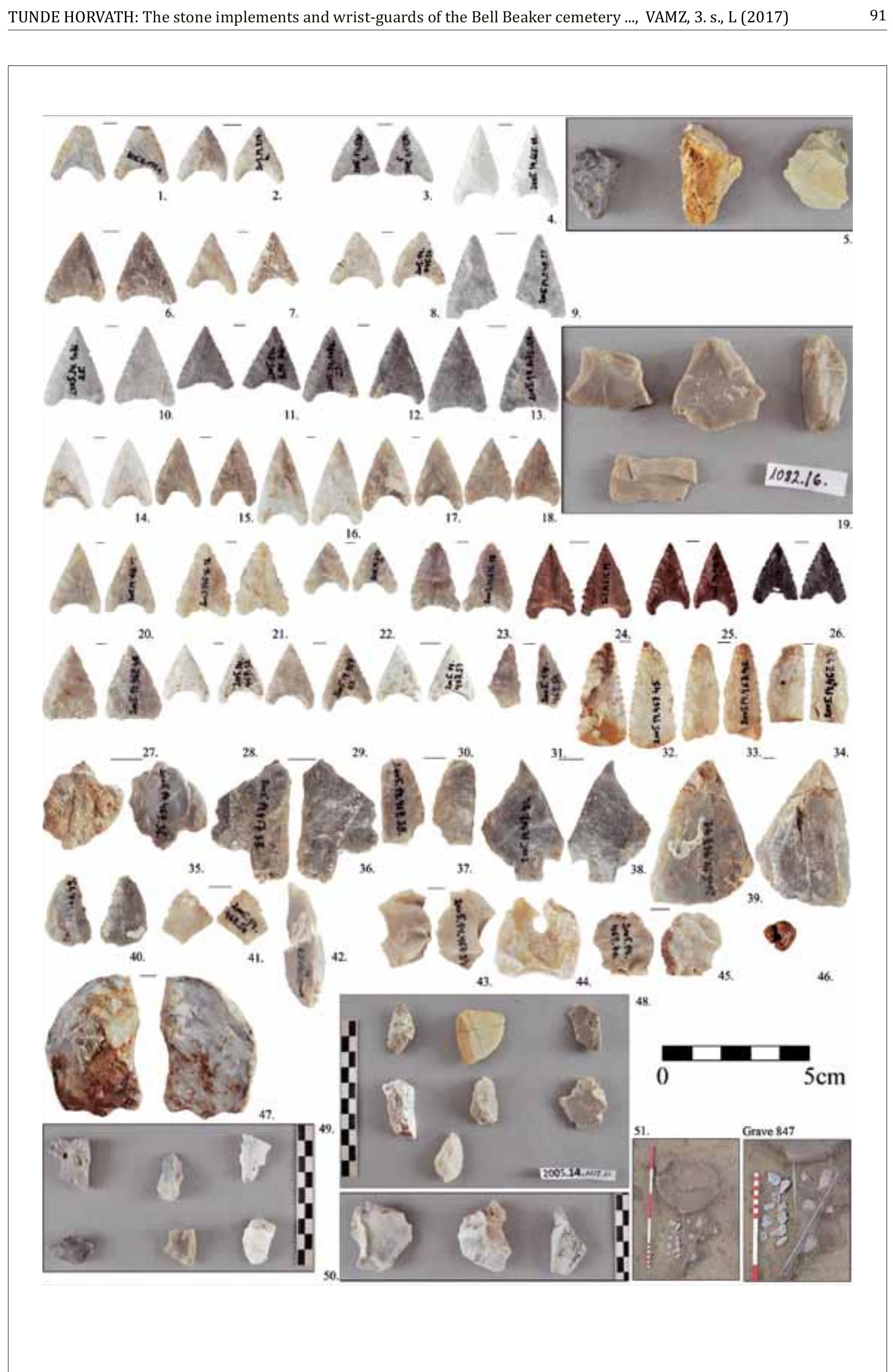 Fig. 12. Chipped stones from the site. 