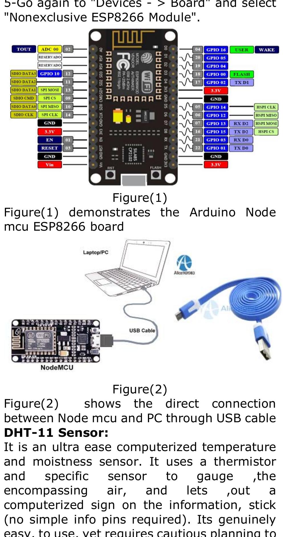 Figure 1 - IOT fire detection system using sensor with