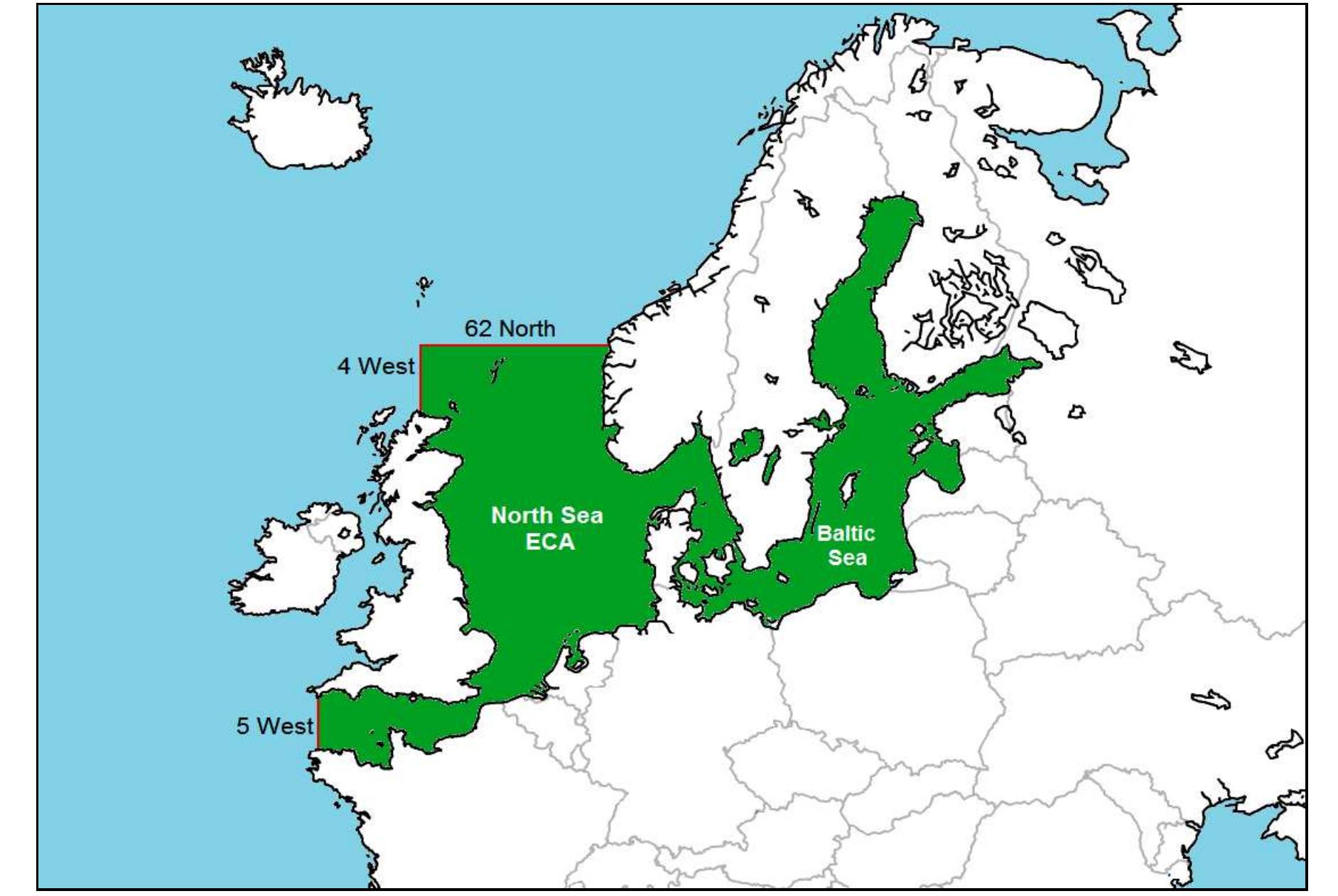 Map of secas in north america