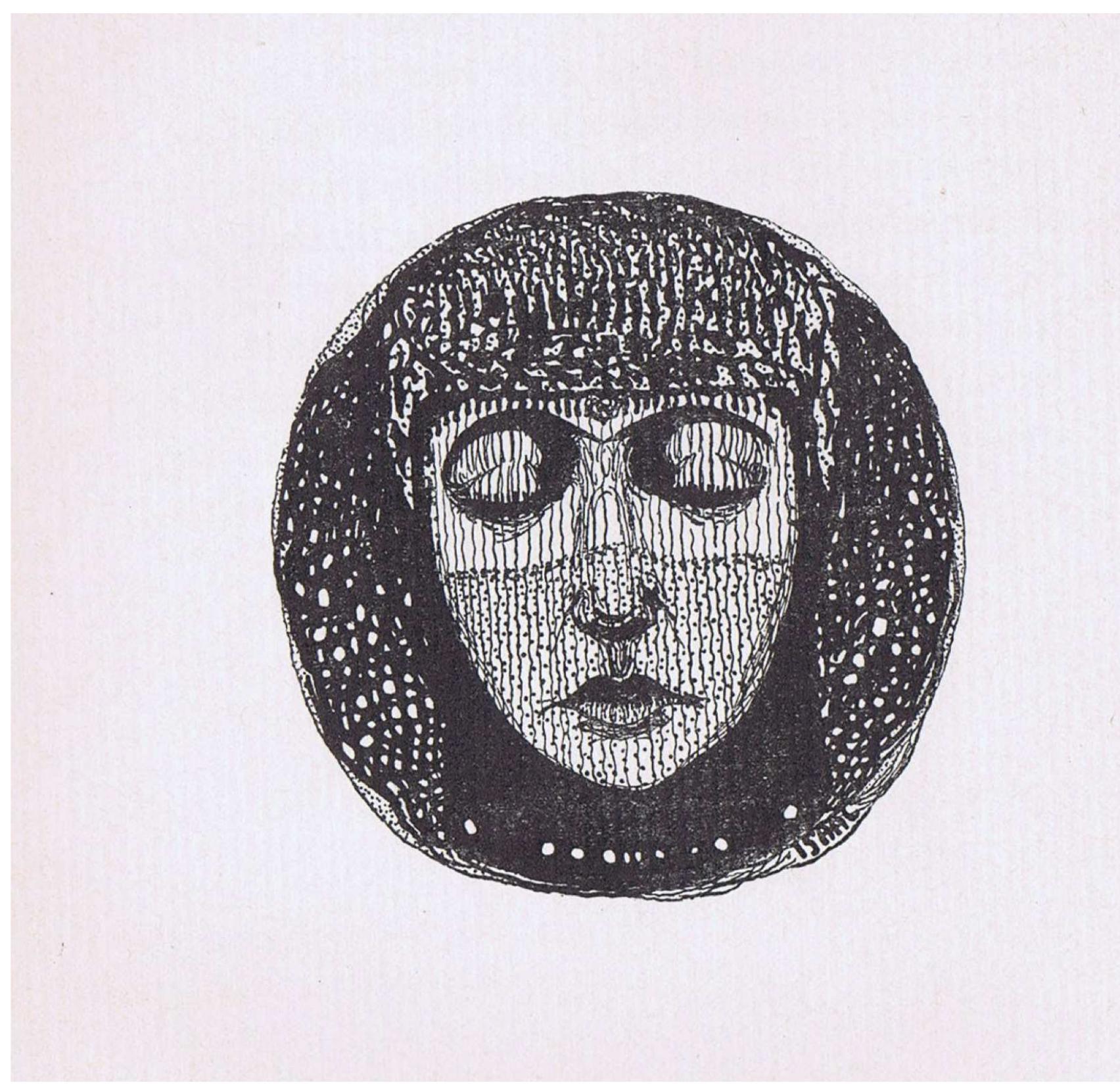 Figure 4. Vignette in India ink by Isaac Griinewald, illustrating Elsa  Lindberg-Dovlette’s short story “Skepp, som segla forbi” (Ships passing by) in Kvinnor fran minareternas stad (1908; Women from the city of  minarets), p. 116. License: public domain. 