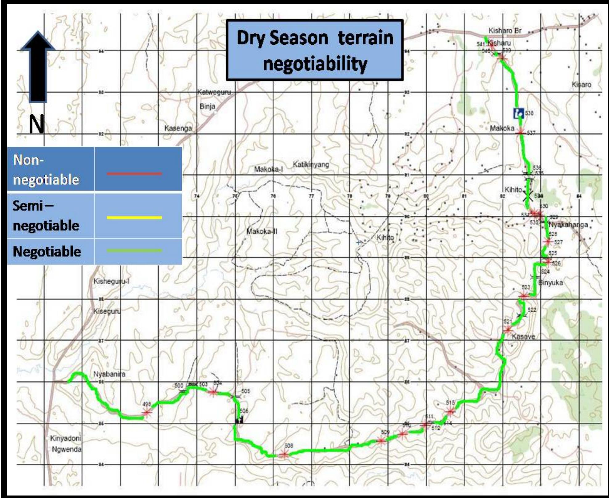 Trafficability Map (PDF) TERRAIN NEGOTIABILITY: PROPOSING A GIS MODEL FOR THE SOUTH ...