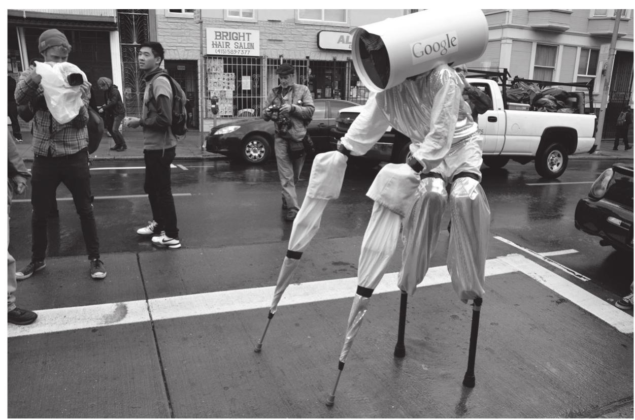As of this writing, tech buses continue to roll through San Francisco every Monday through Friday. The bus protests did not stop their flows, their appropriations of public space, their companies’ evasion of city taxes or their passengers’ takeovers of city rental properties. Although the protests encouraged the SFMTA board to impose fees on tech companies for  