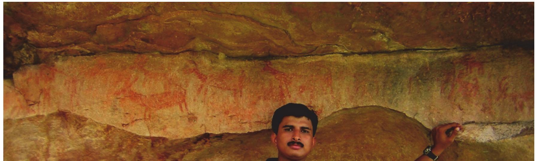 Figure 13: Herding scene, Patsal  Figure 12: General view of Patsal site 