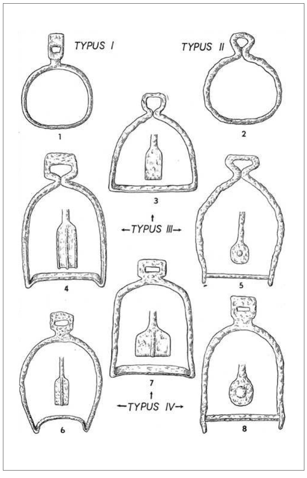 cisely to two different variants of this type of stirrup, which have direct parallels to our stirrup, one in the upper part and the other in the lower part (Fig. 8: 3-4). This type of stirrup at Nové Zamky is dated from the second half or the very end of the 7" century, but was also in use throughout the entire 8" century.”” 