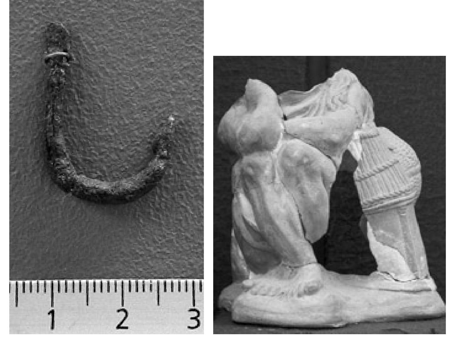 Fig. 3b. Terracotta figure of a resting fisherman found at Kepoi. Now in Taman’ Museum (photo: Jacob Munk Hojte). 