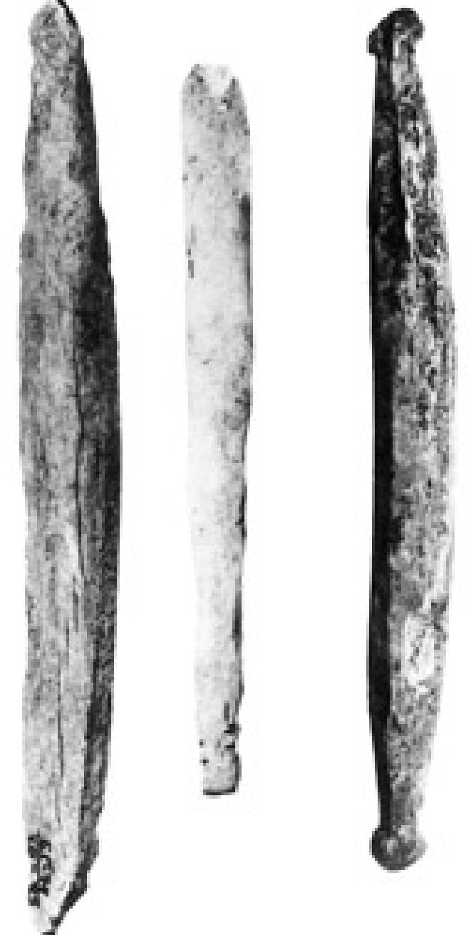 A further factor to be considered is the strategy adopted by the fishers.’ Ordinarily most fishers in smaller villages may have had fishing as a part time occupation to supply the local market, but in the event of an exception- ally good catch, or in periods of migrating schools of fish, they might have delivered the catch at the nearest salting facility for processing and export. The transition between subsidiary and commercial fishing may therefore have been very subtle, and would not be traceable archaeologically. Nearer to the larger centres, where the demand for fresh fish was greater and where fish processing on a larger scale took place, fishing probably often constituted a full-time occupation, and the investment in equipment was consequently greater. Boats in particular would require a substantial turnover to give a return on the investment. So far no wrecked fishing vessels have been found to compare with the well-preserved boat recovered at Portus which, as evi- denced by a built-in well box, clearly fulfilled a demand for fresh fish.!° It is not entirely impossible, though, that the anaerobic conditions in the Black Sea at depths greater than 200 m will one day reveal an excellently preserved example, but most probably we will not be able to determine the type of fish- ing for which the vessel was used. Thus, fishing equipment in general can be a good indication of whether fishing took place at all, as for example at the 