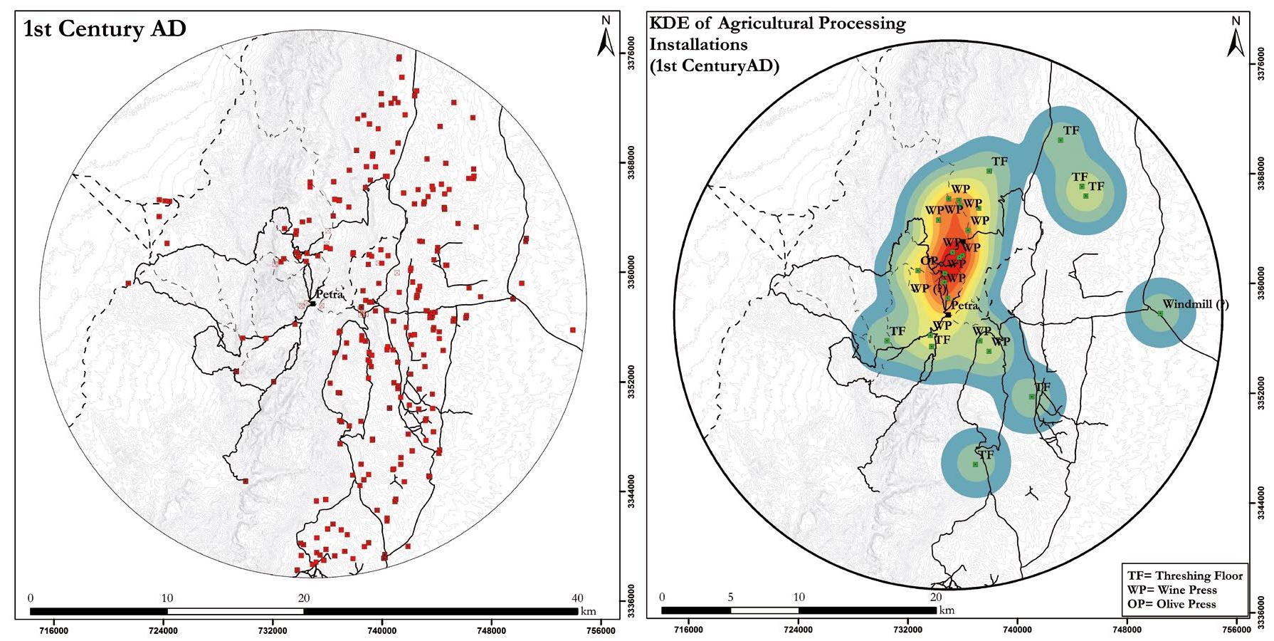 agreement on culturally defined time periods, the chronological definition of these
periods by the different surveys can vary significantly — if they are defined at all. This
is a methodological issue that renders any diachronic analysis highly problematic if not
approached from the beginning. By means of statistical calculations, it was therefore
necessary to establish a quantifiable chronological system respecting the differing
datings of sites. The dating uncertainties inherent to the original survey reports were
thus made transparent and, on this basis, it was possible to further investigate the data
recorded in the Petra hinterland by century-based intervals.

Concluding this brief methodological prelude, the following presents the most
