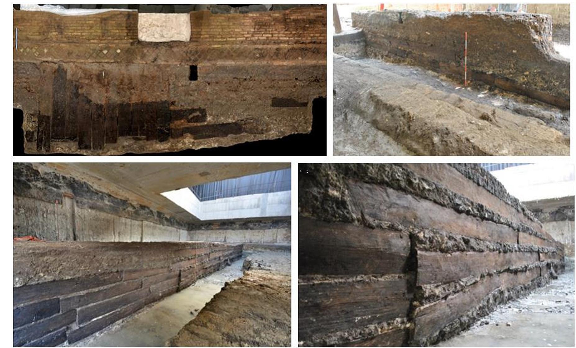 Roman Oak The archaeological site. the map shows the site of the