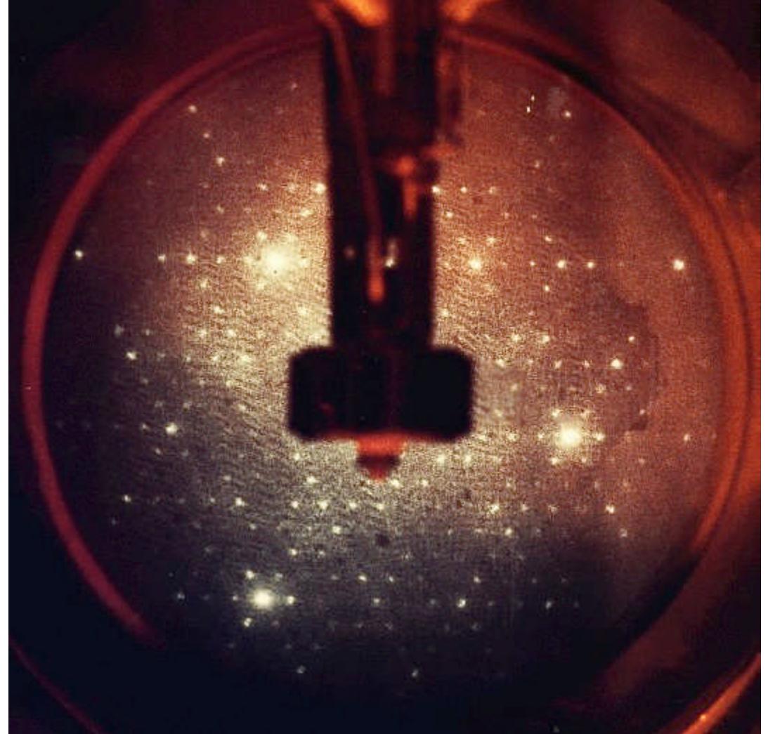 Figure 1 - Low-Energy Electron Diffraction, Experiment,
