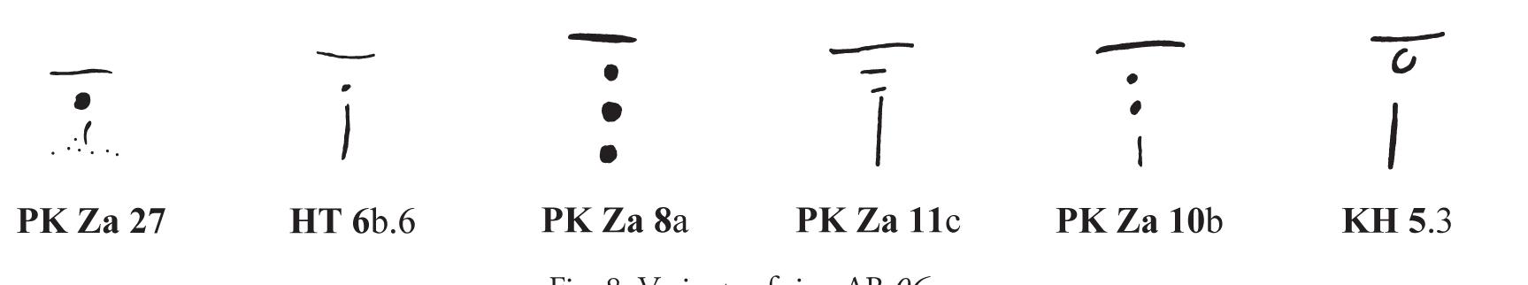 ‘the seventh sign presents, from top to bottom, one