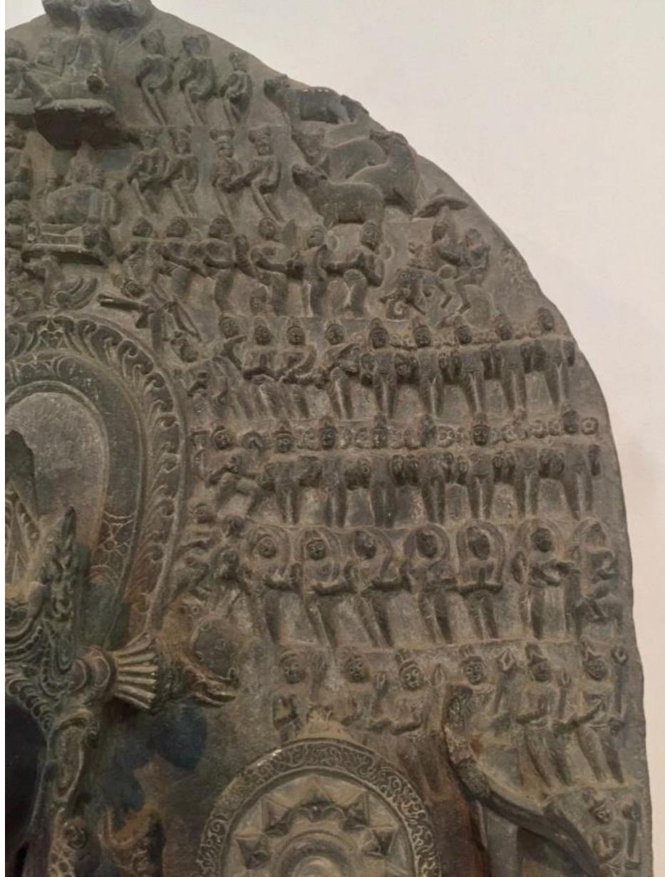 Plate 4.9: Visnu ViSvaripa, National Museum of Bangladesh, photo Tommy Guo, Detail. 