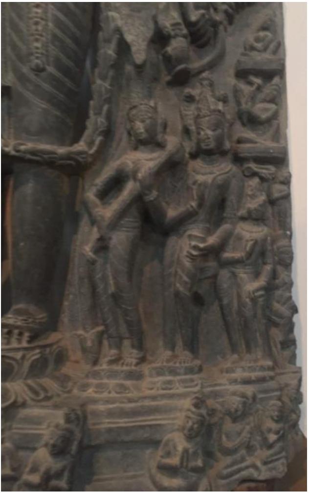 Plate 4.11a: Visnu Visvartpa, National Museun of Bangladesh, photo Tommy Guo, Detail. 