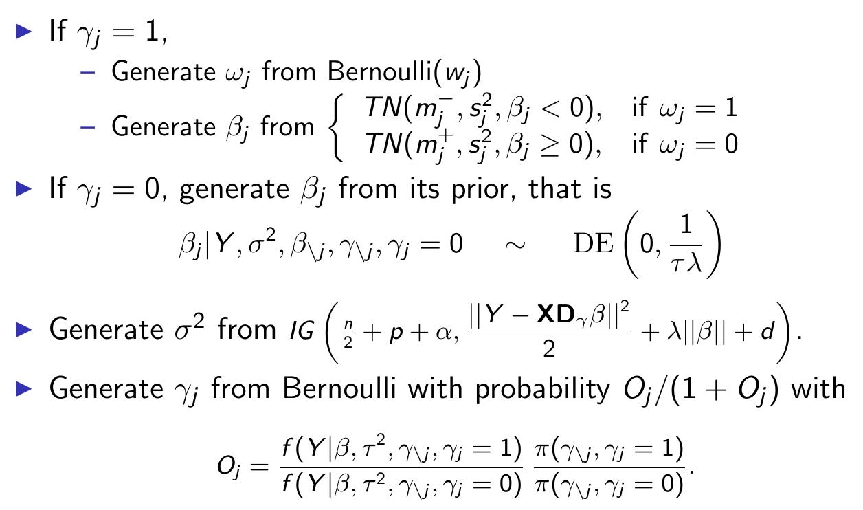 (PDF) On Bayesian Variable Selection Using Lasso