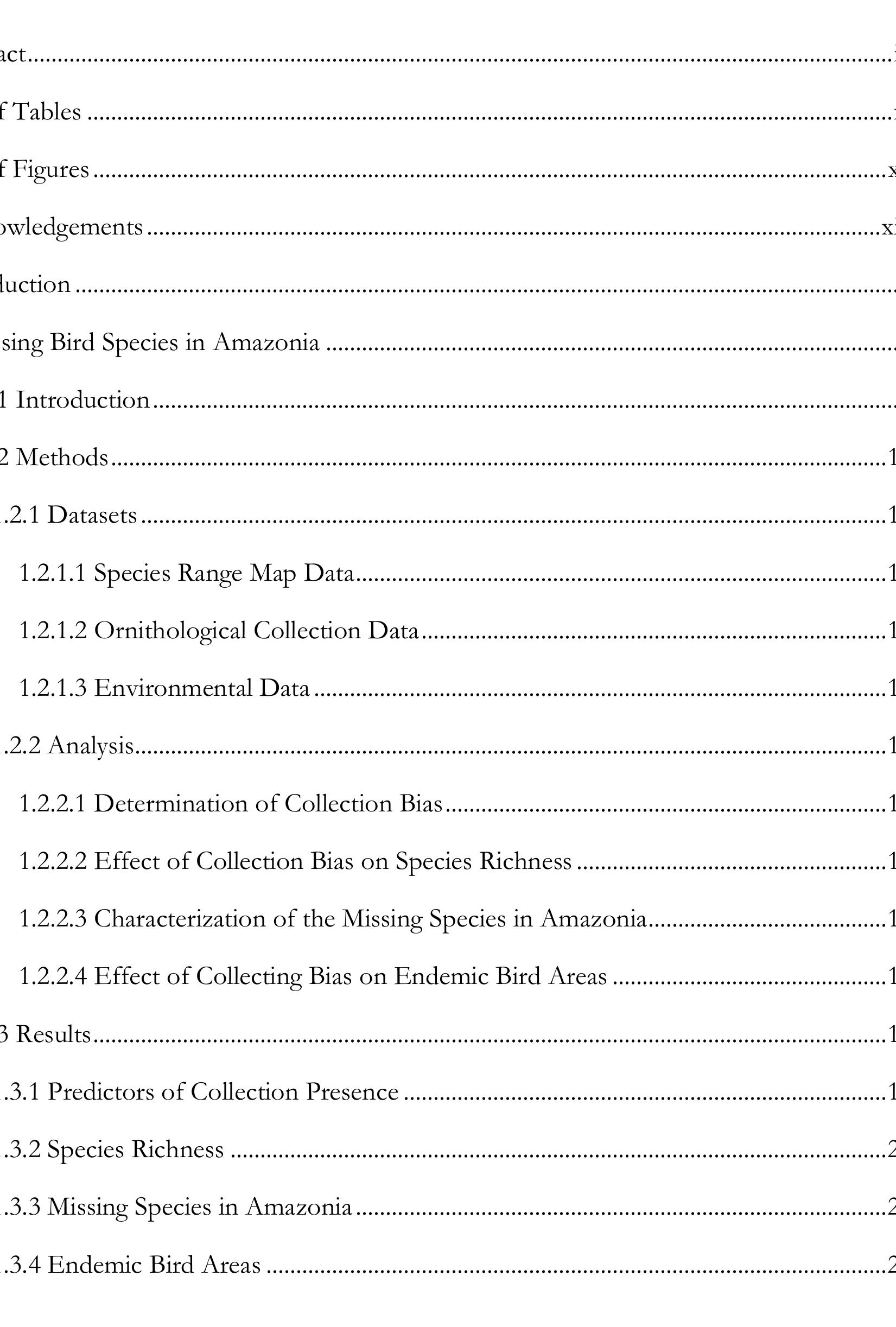 Table of Contents 