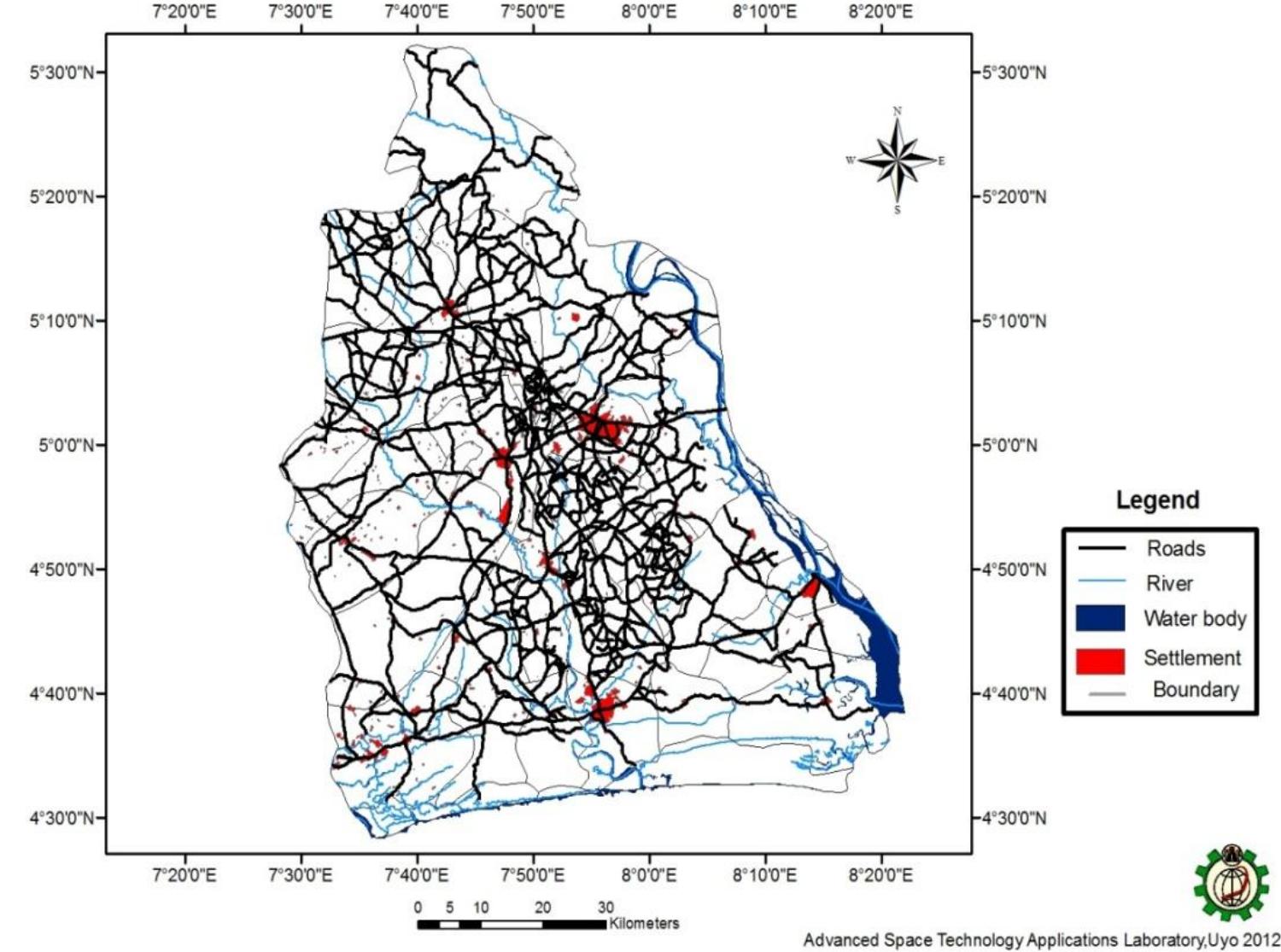 Uyo Map Sign (PDF) Mapping of Infrastructures in UYO Metropolis