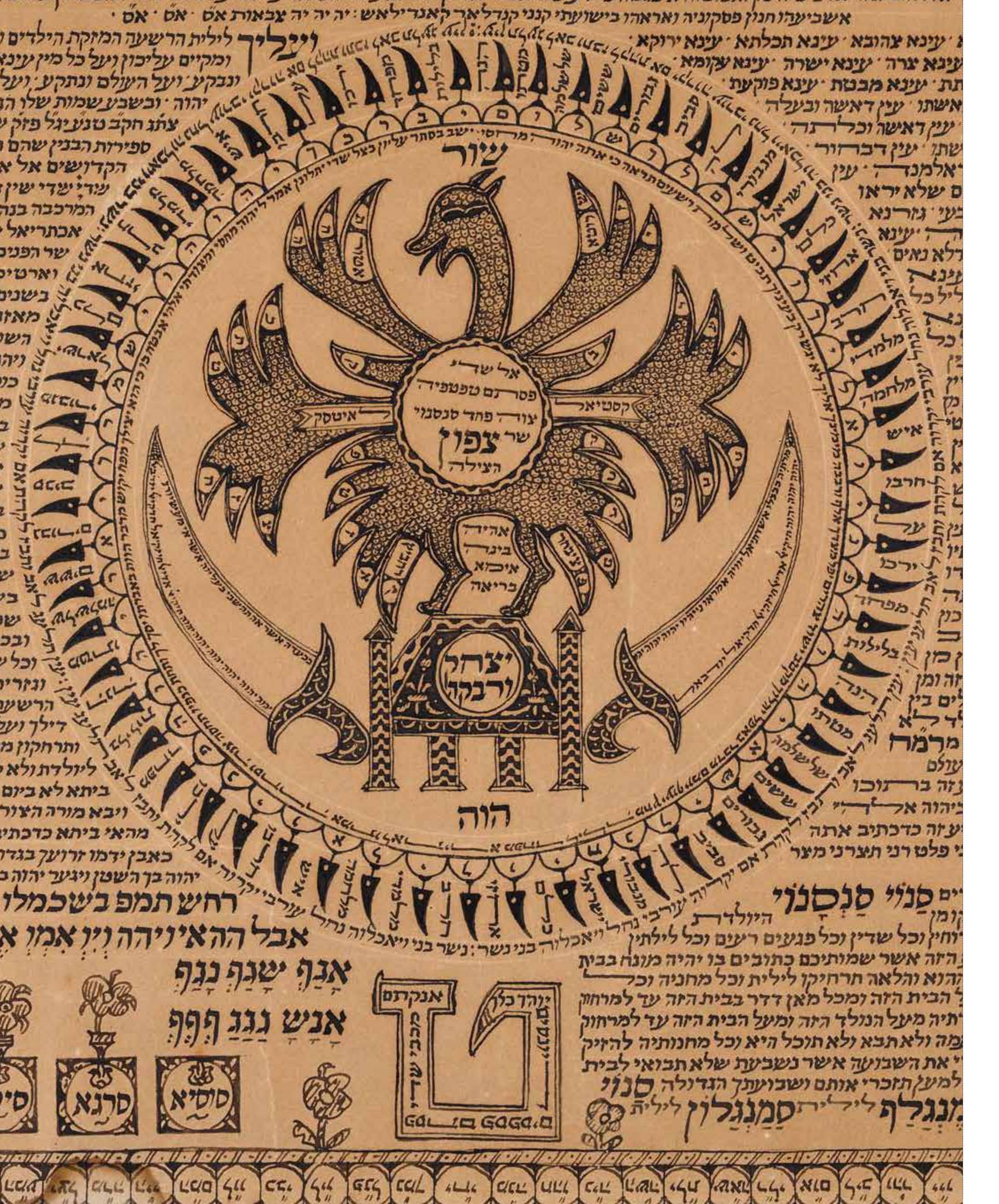 Hebrew Spells Figure 1 - Childbirth Magic in Amulets and Recipes from the