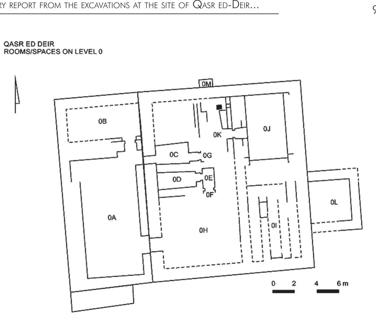 Fig. 3. Preliminary plan of the structure (drawing by P Nocun) 