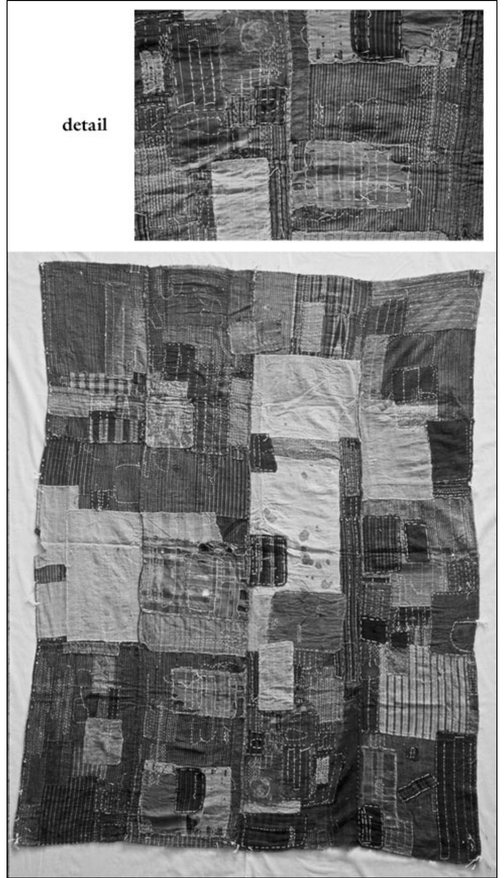 Reverse side of top cover fabric for kakebuton or double
