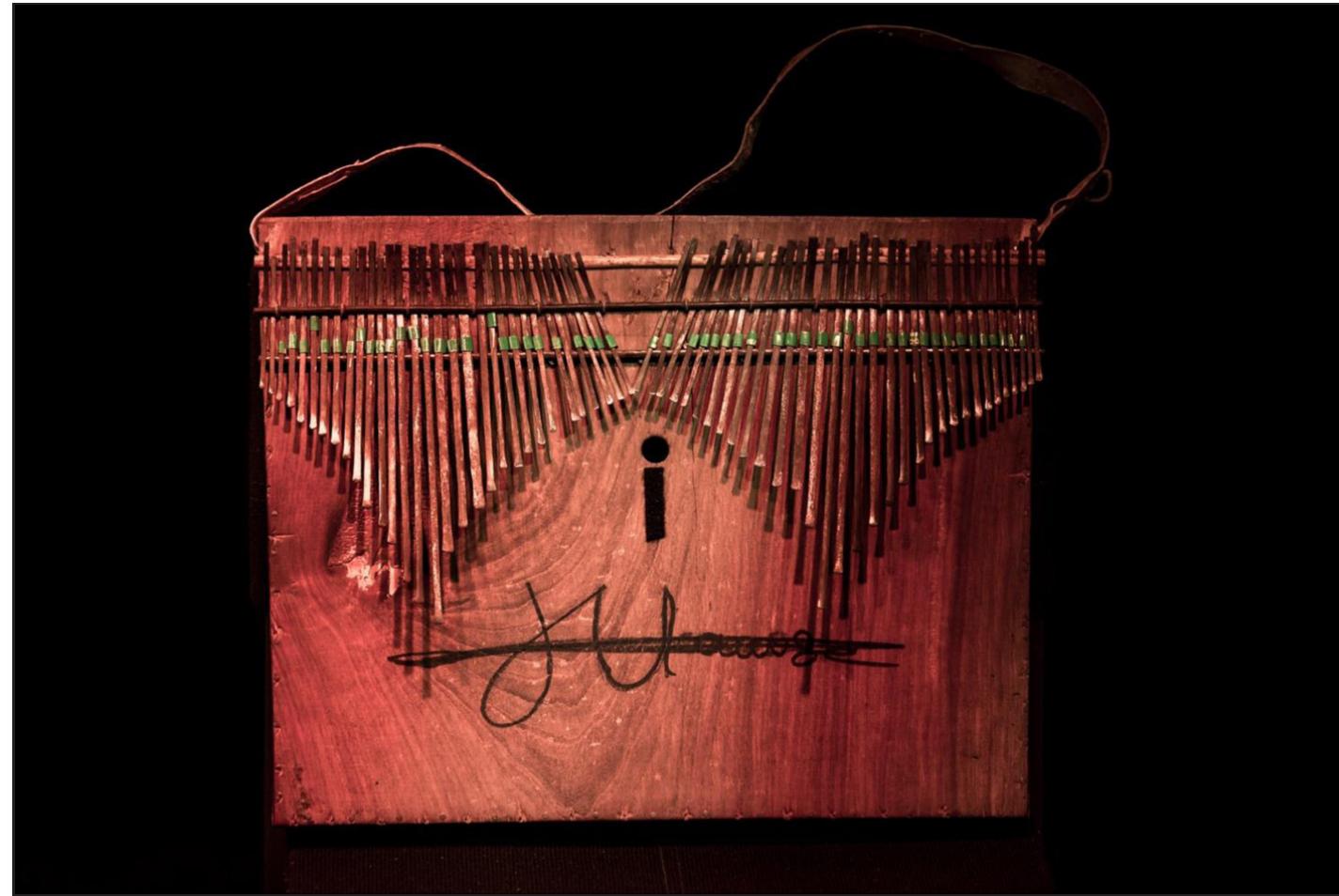 Traditional wagogo ilimba (thumb piano) from tanzania.