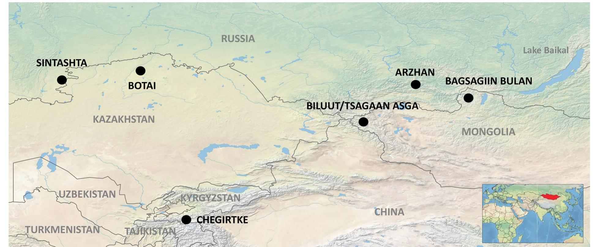 Figure 1. Selected archaeological sites discussed in the text. 