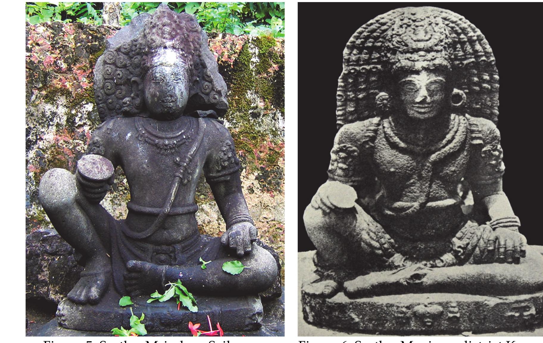 Figure 3 - Icons of Shasta, Buddha and Ayyappa: Paradigms of