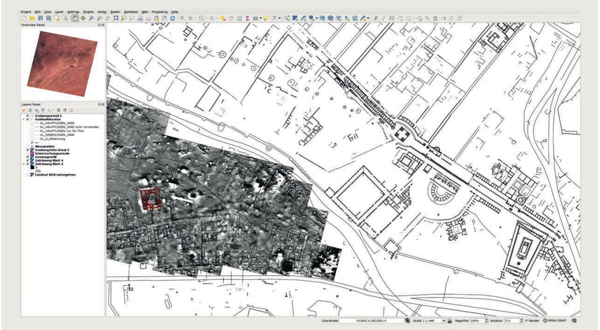 Topographic gis map of palmyra (courtesy of dai head office,