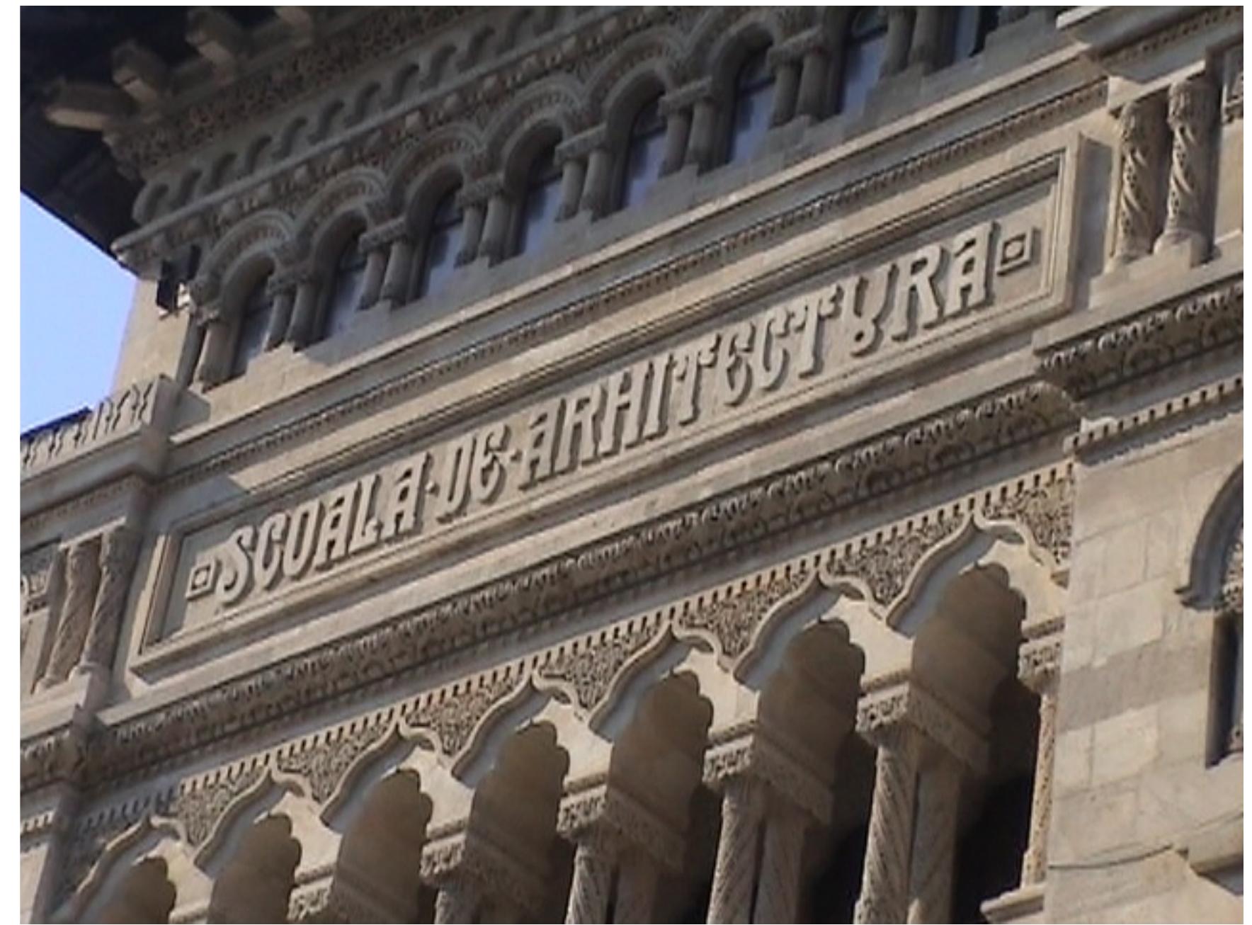 Figure 4.1. The School of Architecture University of Bucharest. ( Steve Hart 2005) 