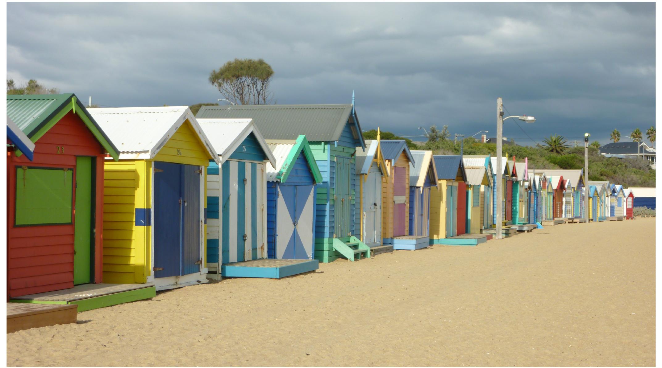 Figure 7.1. Brighton Beach Melbourne (photo Steve Hart 2010) 