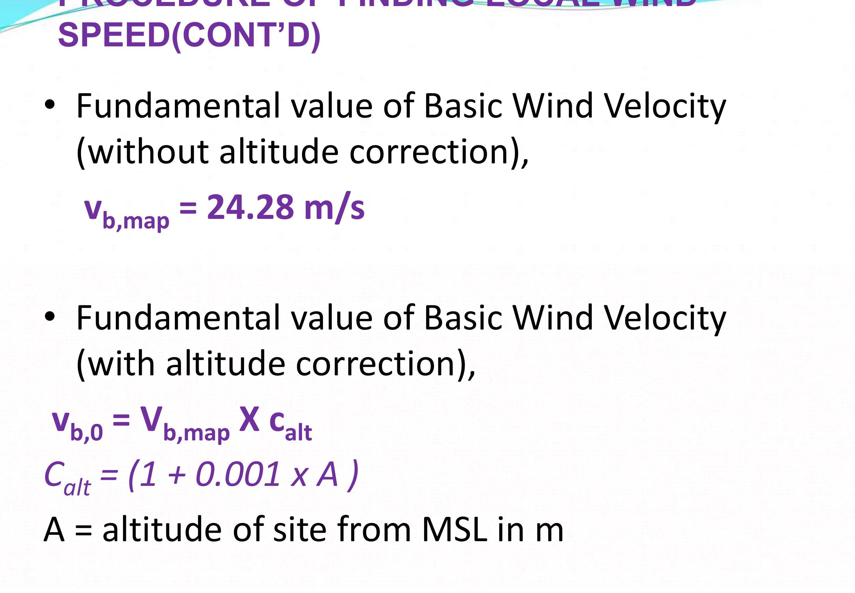 Figure 9 - from DETERMINATION OF WIND LOADS BY BS EN