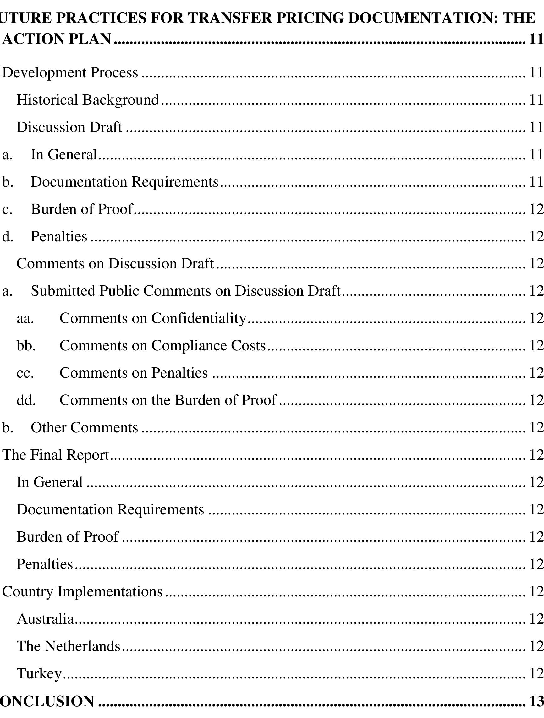 (PDF) TRANSFER PRICING DOCUMENTATION